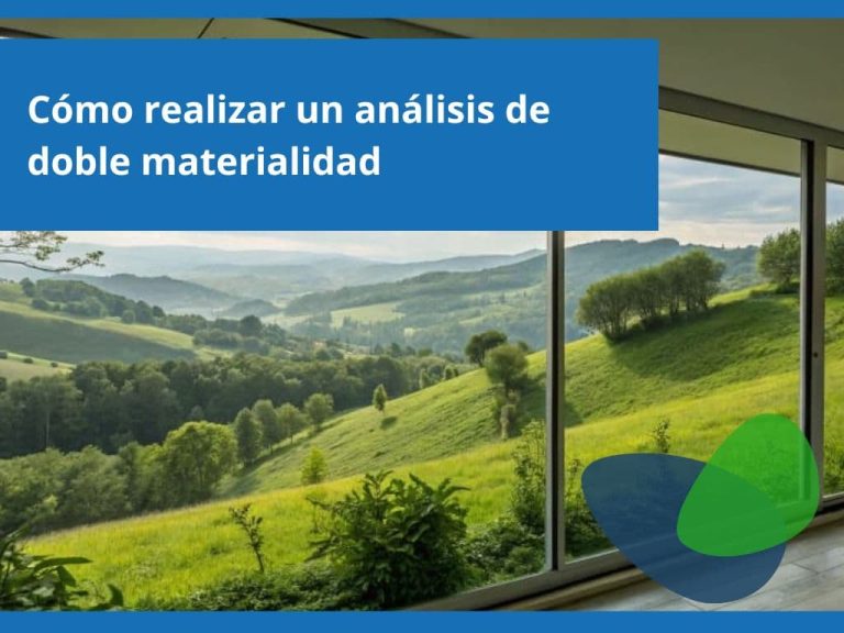 como realizar un analisis de doble materialidad