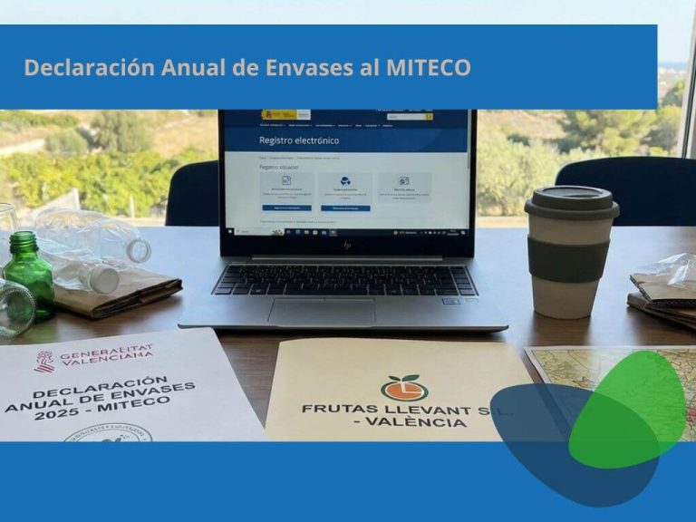 declaracion anual de envases al MITECO