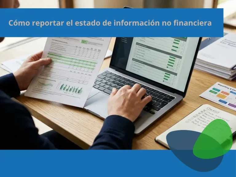 reporte de estado de información no financiera
