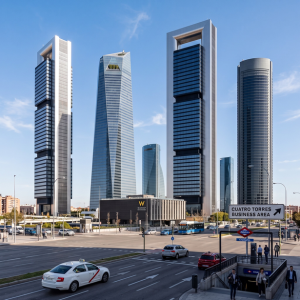 Skyline empresarial de Madrid